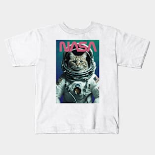 Astronaut Cat Kids T-Shirt